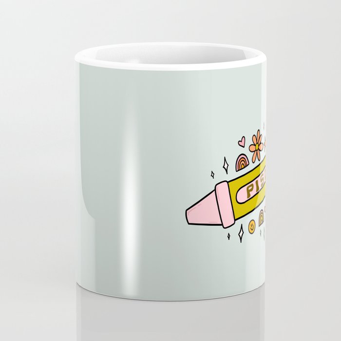 Pisces Crayon Coffee Mug Gallery Image 4