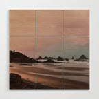 Oregon Sunset - Coastal Nature, Landscape Photography Wood Wall Art Gallery Image 1