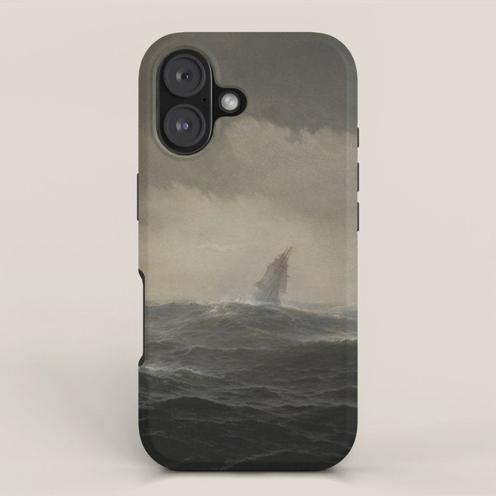 The Sea by Edward Moran, 1870 iPhone Case Gallery Image 1