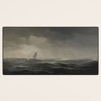 The Sea by Edward Moran, 1870 Desk Mat Gallery Image 3