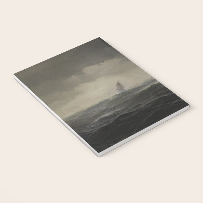 The Sea by Edward Moran, 1870 Notebook Gallery Image 3