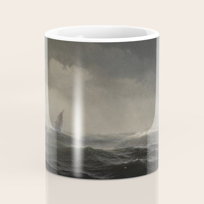 The Sea by Edward Moran, 1870 Coffee Mug Gallery Image 4