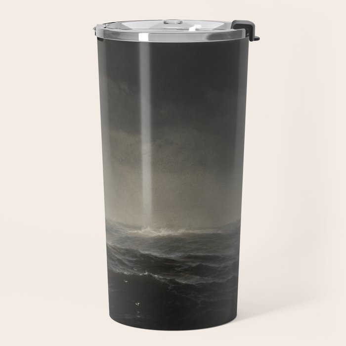 The Sea by Edward Moran, 1870 Travel Mug Gallery Image 2