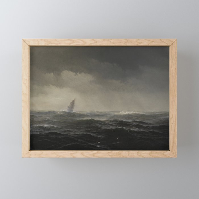 The Sea by Edward Moran, 1870 Mini Art Print Gallery Image 1