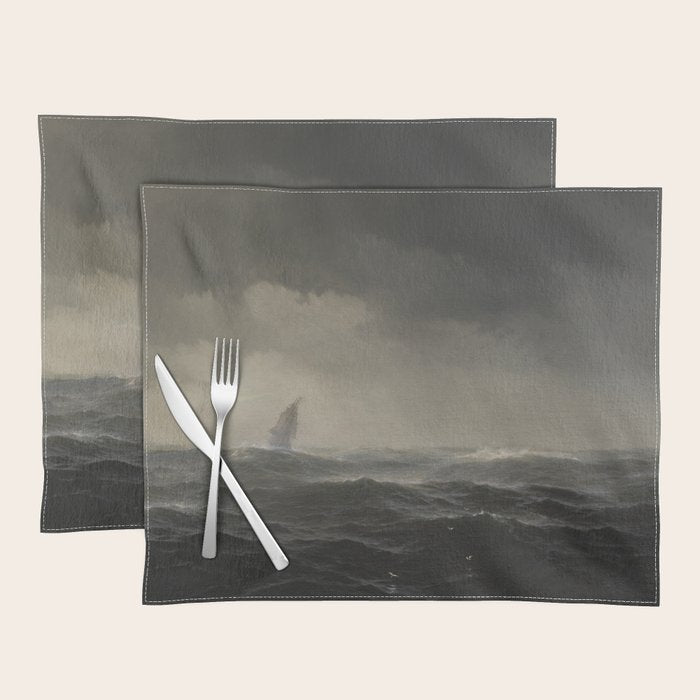 The Sea by Edward Moran, 1870 Placemat Gallery Image 1