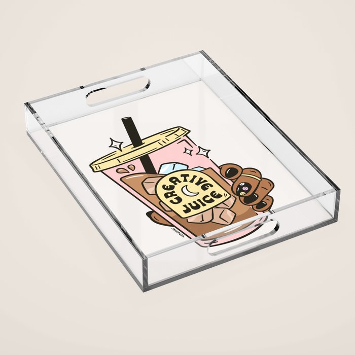 CREATIVE JUICE (DARK) Acrylic Tray Gallery Image 1