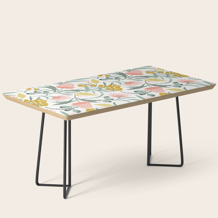 Flora Australis White Coffee Table Gallery Image 1