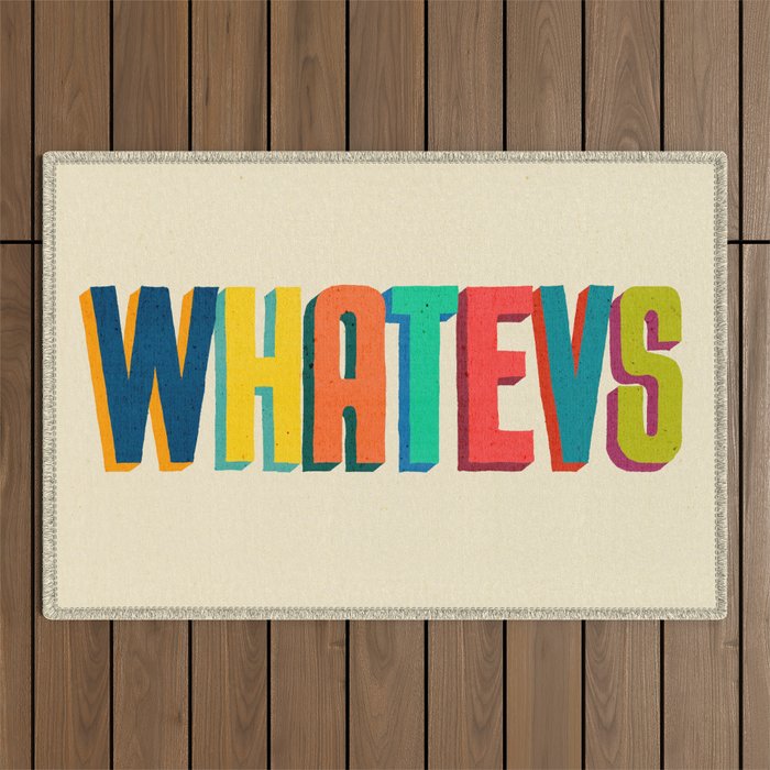 Whatevs Outdoor Rug Gallery Image 1