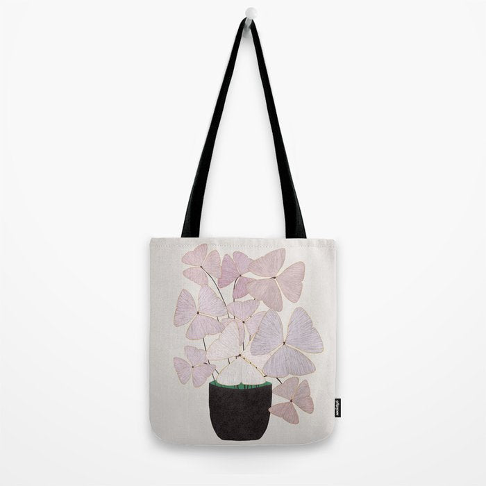  Botanical  clover Pot Tote Bag Gallery Image 2