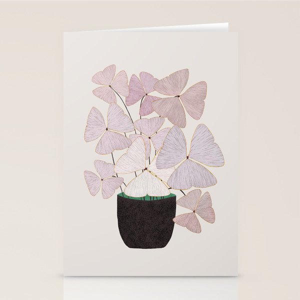  Botanical  clover Pot Stationery Card Gallery Image 2