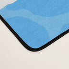 Blue water wave ripple texture pattern Desk Mat Gallery Image 4