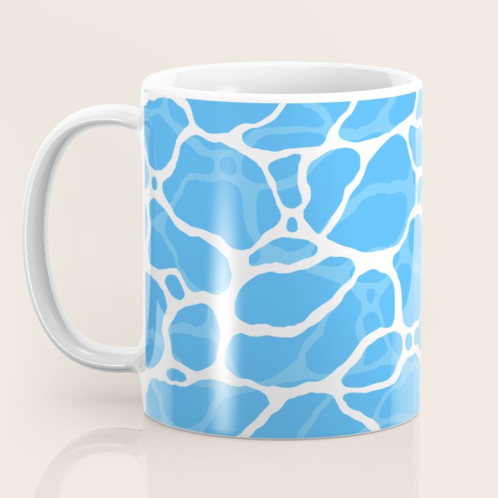 Blue water wave ripple texture pattern Coffee Mug Gallery Image 3