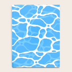 Blue water wave ripple texture pattern Notebook Gallery Image 4