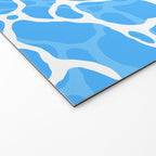 Blue water wave ripple texture pattern Welcome Mat Gallery Image 2