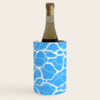 Blue water wave ripple texture pattern Wine Chiller Gallery Image 1