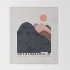 Cat Landscape 70 Throw Blanket Gallery Image 2