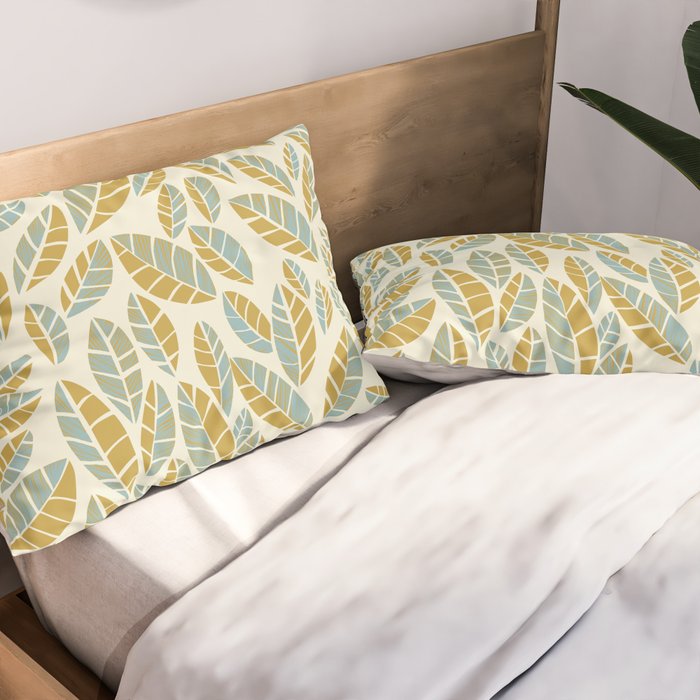 Wildlife Safari Laeves moss Pillow Sham Gallery Image 2