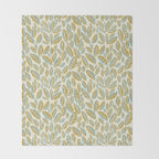 Wildlife Safari Laeves moss Throw Blanket Gallery Image 2