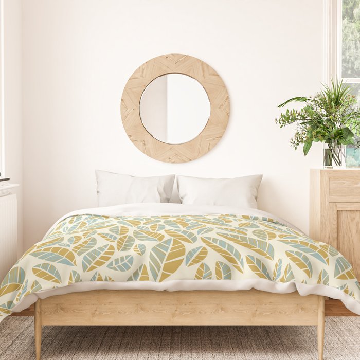Wildlife Safari Laeves moss Duvet Cover Gallery Image 3