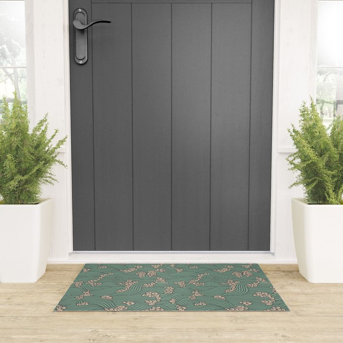 BENGAL KUMA WAVE Welcome Mat Gallery Image 3