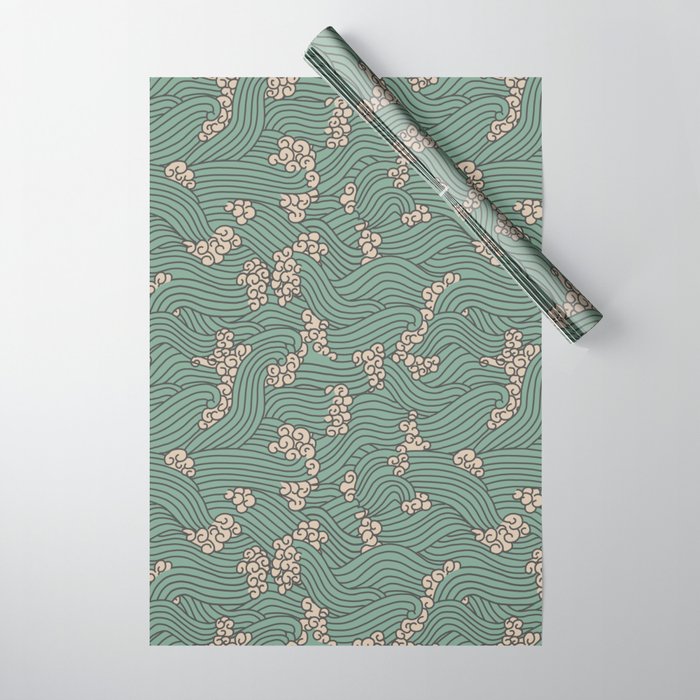BENGAL KUMA WAVE Wrapping Paper Gallery Image 1