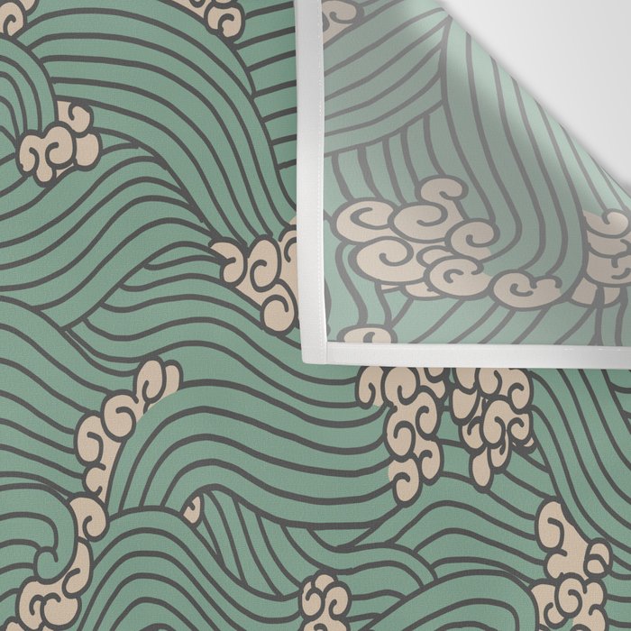 BENGAL KUMA WAVE Wall Tapestry Gallery Image 3