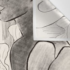 Summer Ladies B&W Wall Tapestry Gallery Image 3