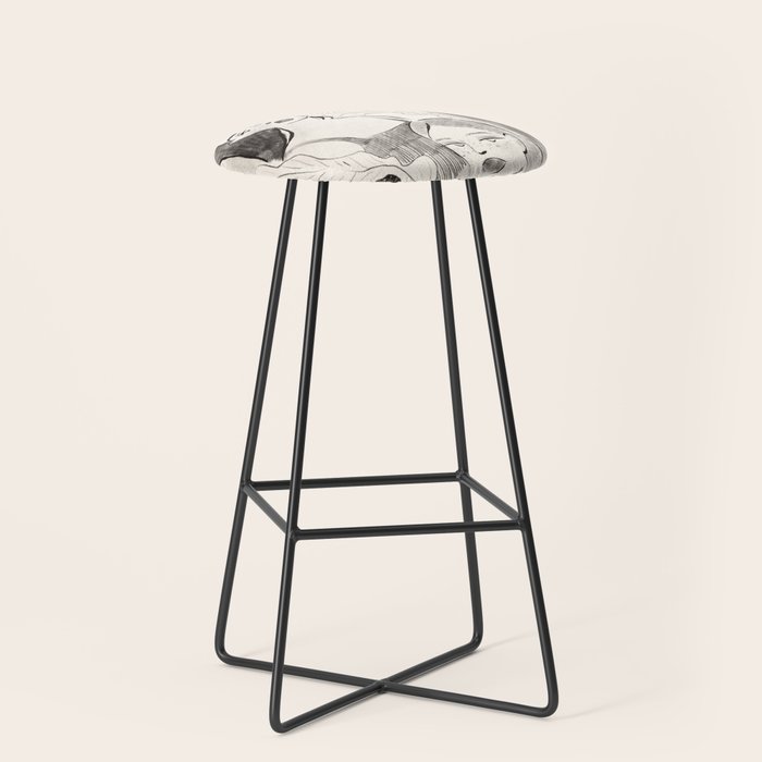 Summer Ladies B&W Stool Gallery Image 1