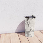 Summer Ladies B&W Travel Mug Gallery Image 4
