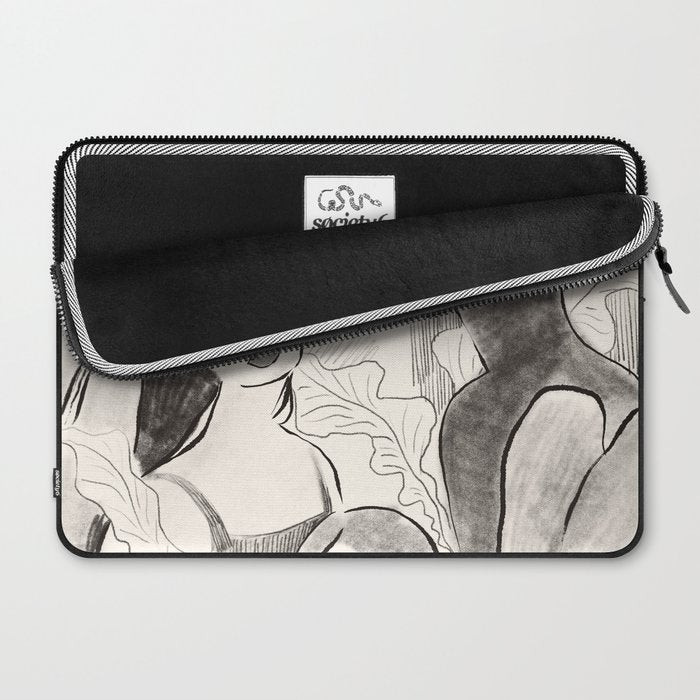 Summer Ladies B&W Laptop Sleeve Gallery Image 2