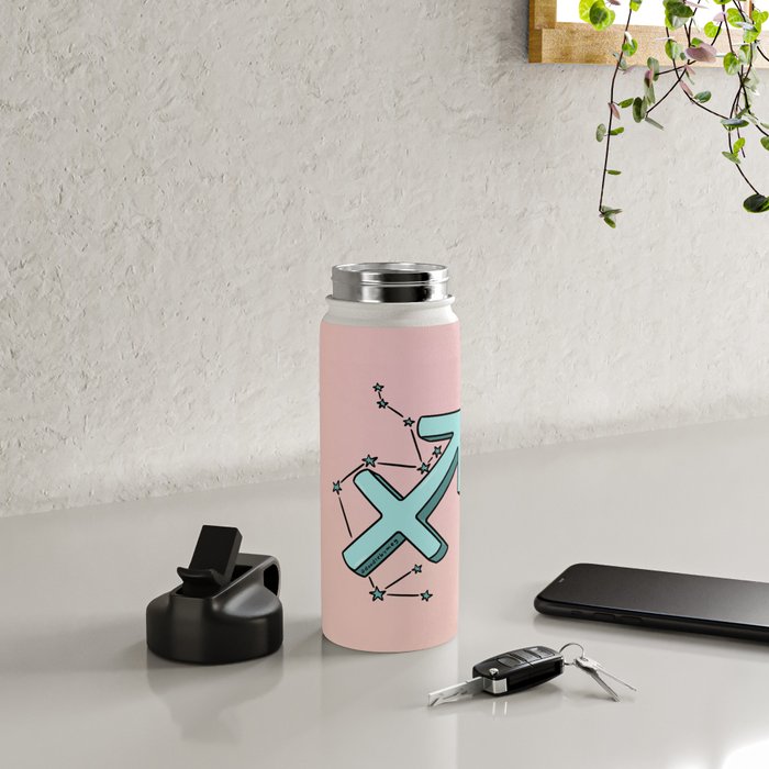 Sagittarius Symbol Water Bottle Gallery Image 4