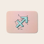 Sagittarius Symbol Bath Mat Gallery Image 1