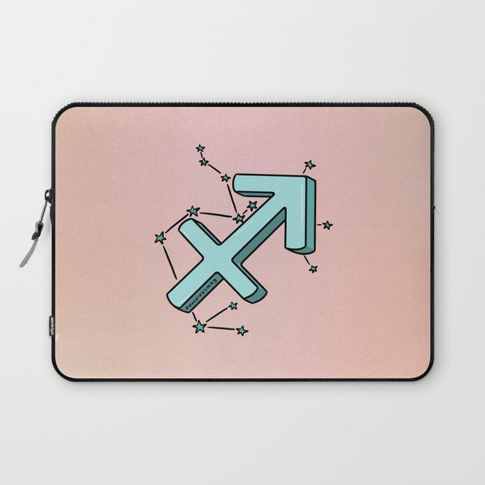 Sagittarius Symbol Laptop Sleeve Gallery Image 1