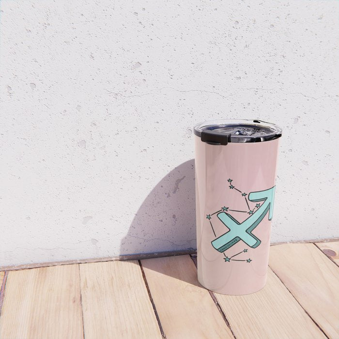 Sagittarius Symbol Travel Mug Gallery Image 4