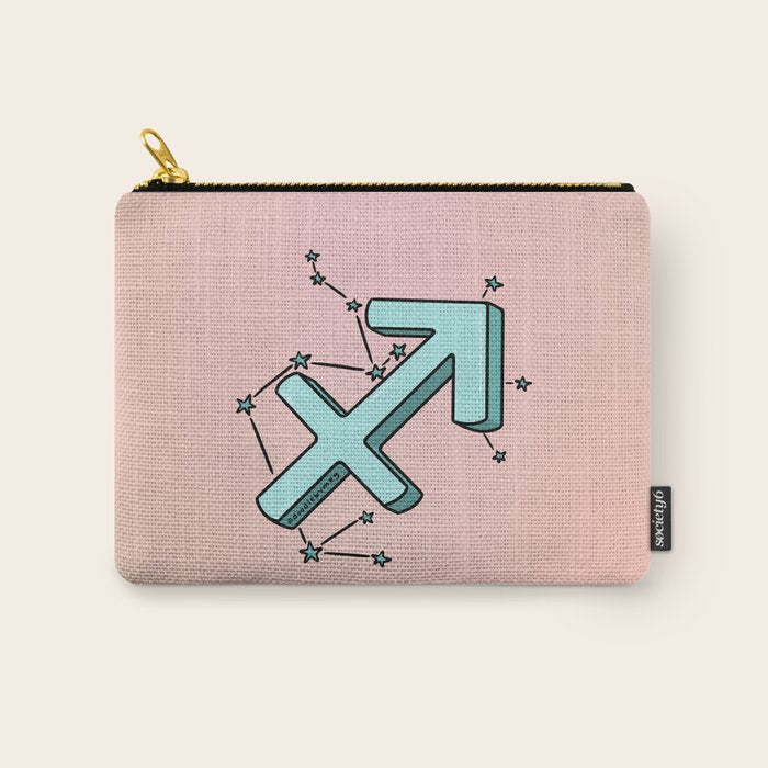 Sagittarius Symbol Carry All Pouch Gallery Image 1