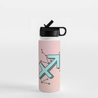 Sagittarius Symbol Water Bottle Gallery Image 1
