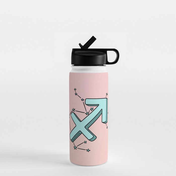 Sagittarius Symbol Water Bottle Gallery Image 1