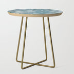 Zebra Print - Teal Palette Side Table Gallery Image 1