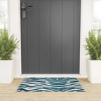 Zebra Print - Teal Palette Welcome Mat Gallery Image 3