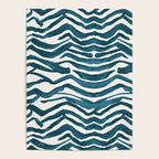 Zebra Print - Teal Palette Poster Gallery Image 4