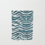 Zebra Print - Teal Palette Wall Hanging Gallery Image 1