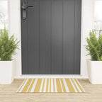 Classic Stripes XLIV - Pastel Yellow Welcome Mat Gallery Image 3
