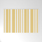 Classic Stripes XLIV - Pastel Yellow Welcome Mat Gallery Image 1