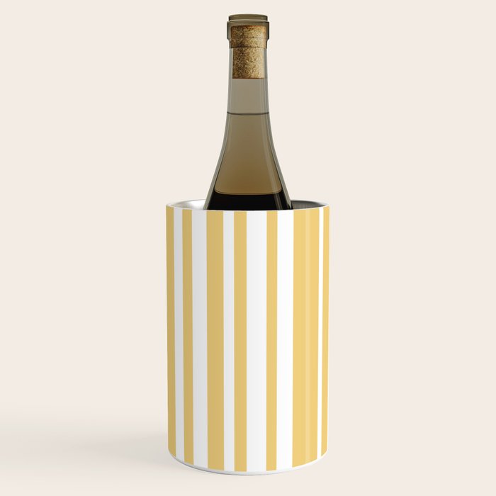Classic Stripes XLIV - Pastel Yellow Wine Chiller Gallery Image 1