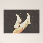 These Boots - Space & Stars Cowgirl Welcome Mat Gallery Image 1