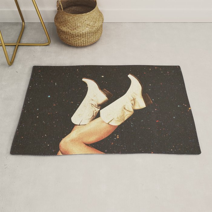 These Boots - Space & Stars Cowgirl Rug Gallery Image 1