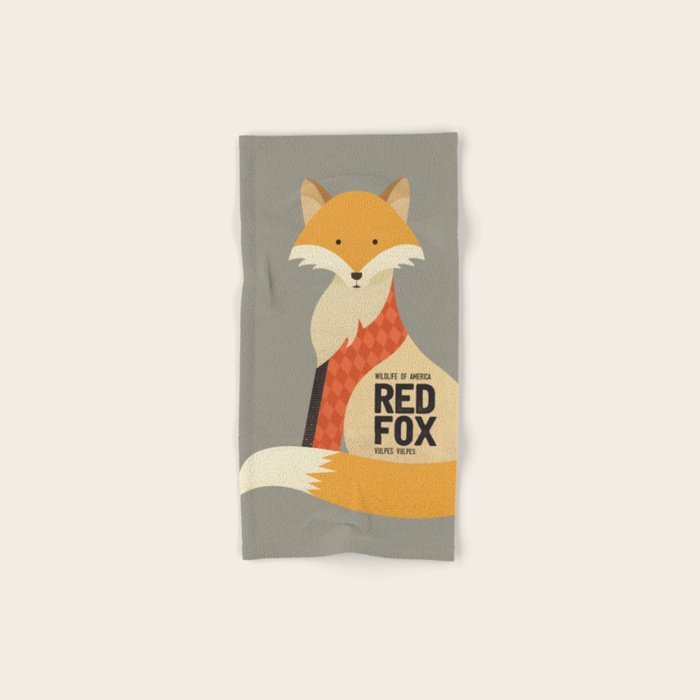 Hello Red Fox Bath Towel Gallery Image 1