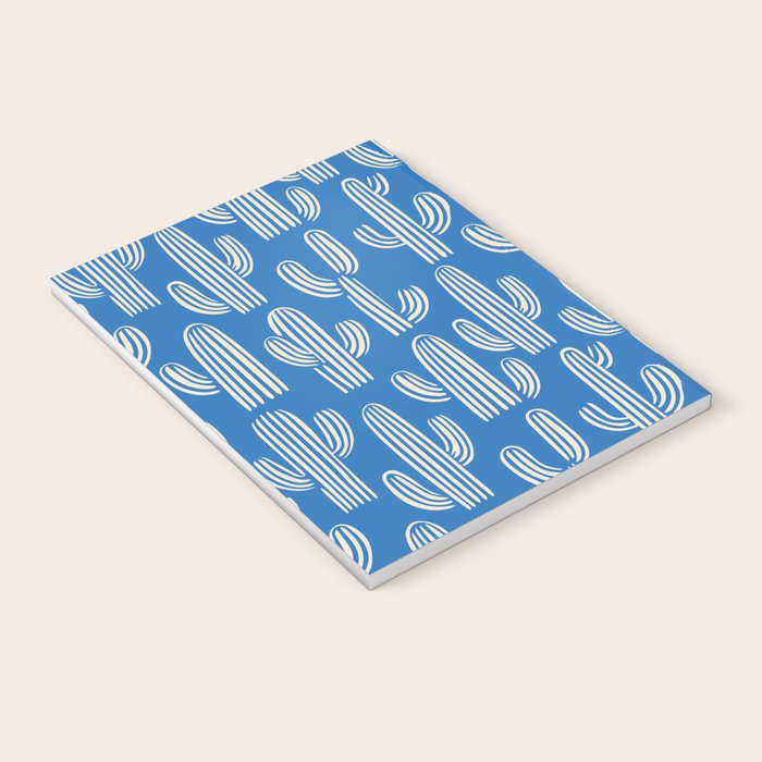 Cactus plant hand drawn pattern Notebook Gallery Image 3