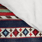 Shirvan East Caucasus Colorful Kilim Print Comforter Gallery Image 4