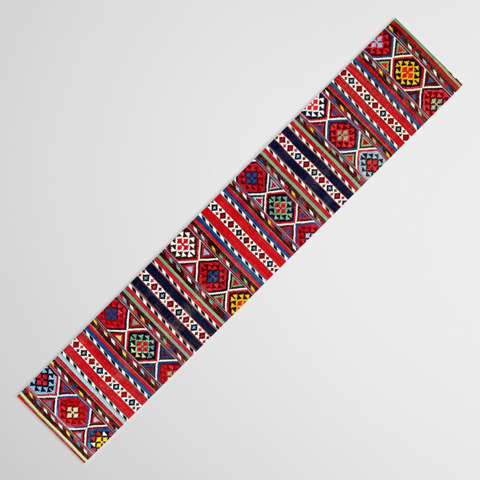Shirvan East Caucasus Colorful Kilim Print Table Runner Gallery Image 3